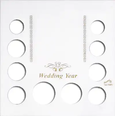 Wedding Year (Small $, .50, 5 Quarters, .10, .05, .01)