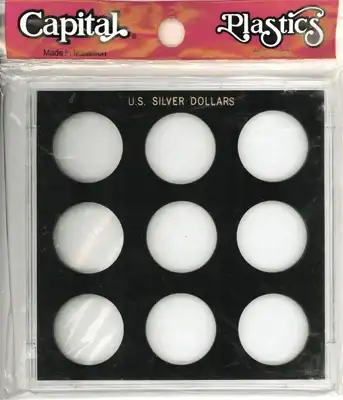 U.S. Silver Dollars (No Dates, 9 Coins)