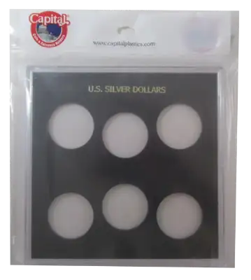 U.S. Silver Dollars (No Dates, 6 Coins)