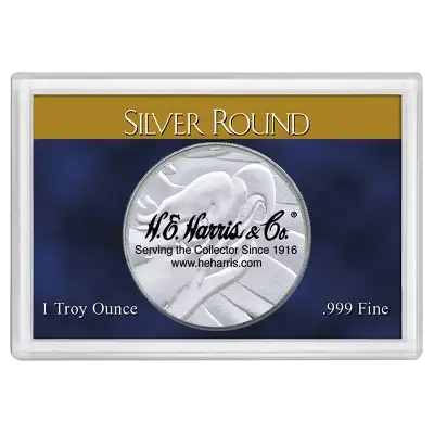 Silver Round Frosty Case