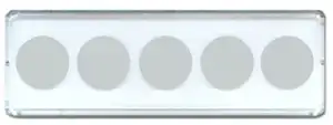 Whitman 2x6 Nickel Strip 5 Hole -  (25 pack)