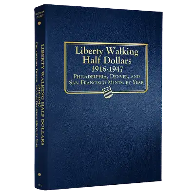 Walking Liberty Half Dollar Album 1916-1947