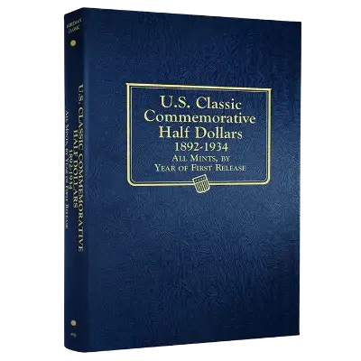 U.S. Classic Commemorative Halves Album Vol One, 1892-1934