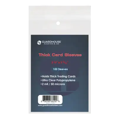 Shield Sleeve for Thick Trading Cards