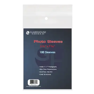 Shield Sleeve for 5 x 7 Photos