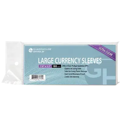 Guardhouse Shield Sleeve for Large Currency