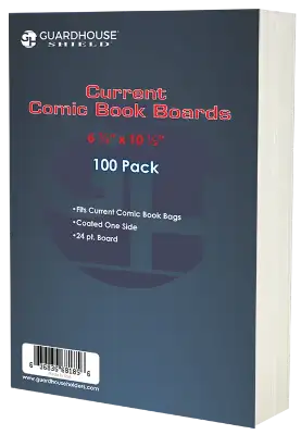 Current Comic Book Boards (6 3/4 x 10 1/2) - 100 Pack