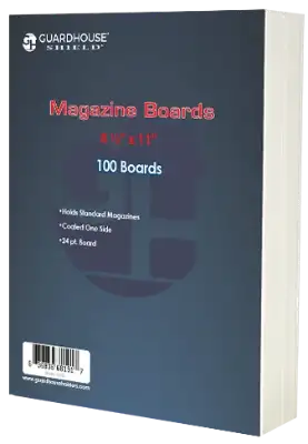 Magazine Backing Boards (8.5 x 11) - 100 Pack