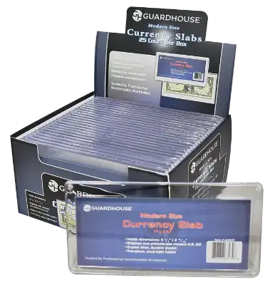 Paper Money Slab for Modern U.S. Currency - Currency Holder