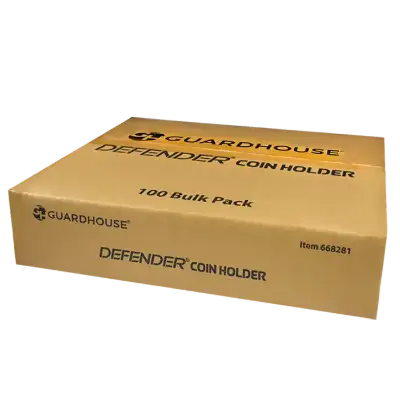 Guardhouse Defender Coin Slabs - Bulk 100 Pack