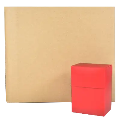 Bulk Flip-top Card Box - Red