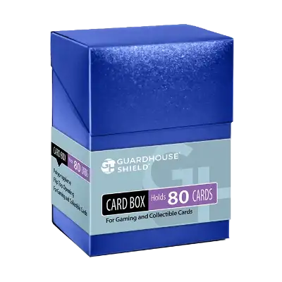 Flip-top Card Box - Blue