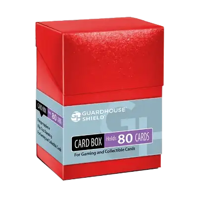 Flip-top Card Box - Red