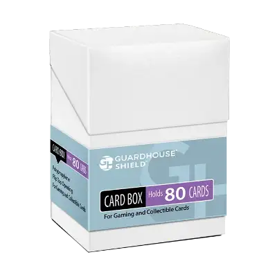 Flip-top Card Box - White