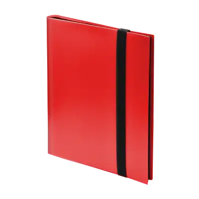 9 Pocket Trading Card Folio - Red