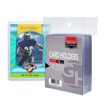 Trading Card Sentry Holders - 3x4 - 180 pt Cards