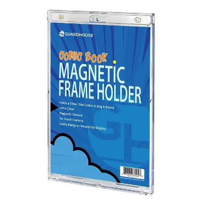Comic Book Magnetic Frame Holder - Silver