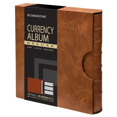 Deluxe Currency Album for Modern Notes with Slipcase