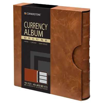 Deluxe Currency Album for Large Notes with Slipcase