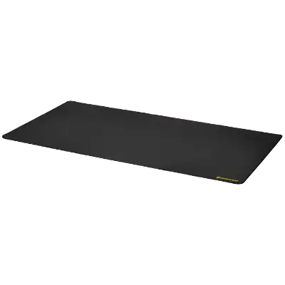 Desk Mat with Stitched Edges - 15.75 x 31.5 (Black)