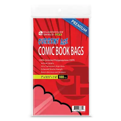 Shield OPP - Current Comic Book Bags - Premium OPP Comic Bags