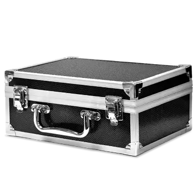 Falcon Series 36 Slab Box - Front Handle  - Diamond Pattern / Black