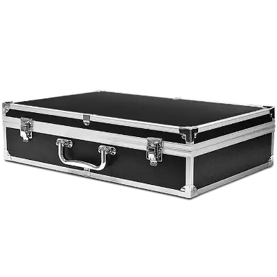 Falcon Series 100 Slab Box  - Front Handle  - Black Pleather