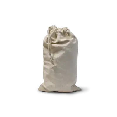 10 oz Canvas Money Bag with Draw String - 5.5 x 9.5