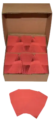 Paper Coin Envelope, Red - Qty: 500