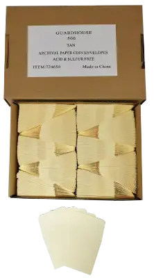 Paper Coin Envelope, Manilla - Qty: 500