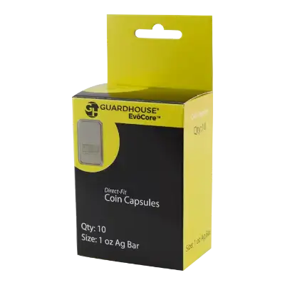 1 oz Silver Bar Direct-Fit EvoCore holders - 10 Pack