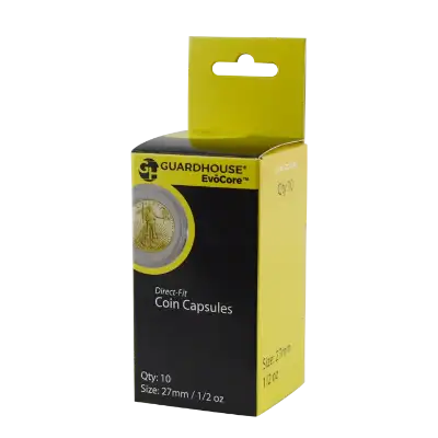 1/2 oz Gold Eagle Direct-Fit EvoCore Coin Capsules - 10 Pack