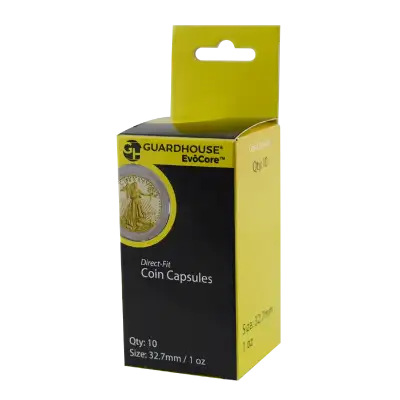 1 oz Gold Eagle Direct-Fit EvoCore Coin Capsules - 10 Pack