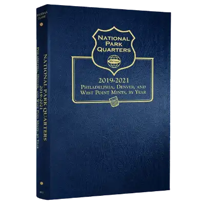 2019-2021 National Park Quarter Album P,D,WP Mints
