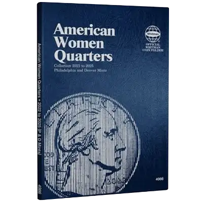 American Women Quarters 2022-2025 Folder Philadelphia and Denver Mints