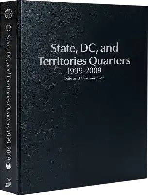 State, DC, and Territorial Quarters 1999-2009, Date & Mintmark Set P & D (Black)
