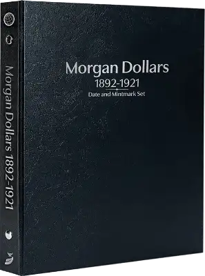 Morgan Dollars 1892-1921, Date & Mintmark Set P, D, CC, O & S (Black)