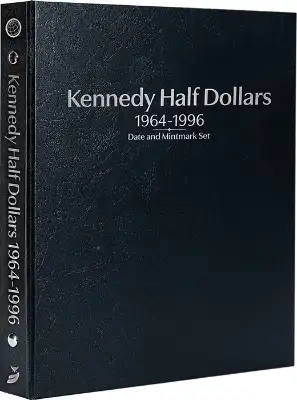 Kennedy Half Dollars 1964-1996, Date & Mintmark Set P, D & S (Black)