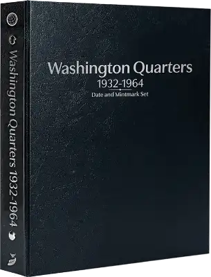 Washington Quarters 1932-1964, Date & Mintmark Set P, D & S (Black)