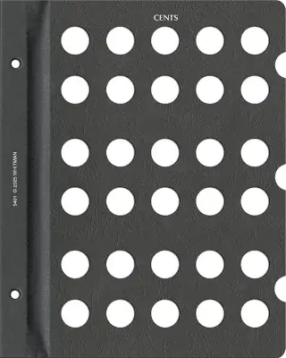 Blank Page, Cent (Black)