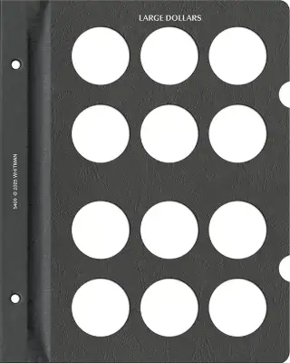 Blank Page, Large Dollar (Black)