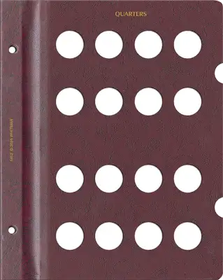 Blank Page, Quarter (Burgundy)