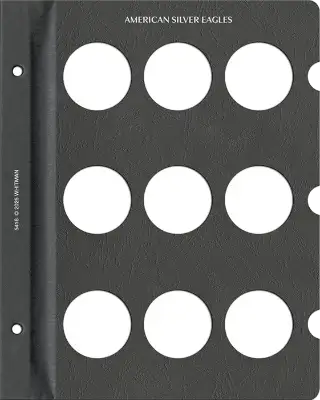 Blank Page, Silver Eagle (Black)