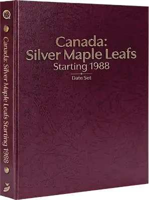Canada Silver Maple Leafs: Starting 1988 Date Set (Burgundy)