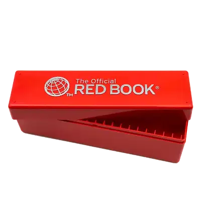 Official Whitman Universal Slab Box - Holds 20 Slabs - Red