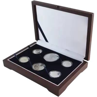Guardhouse Wood Display Box - GH-W1300 - Direct Fit Mint or Proof Set Cent - Lg $ / ASE (4S,1M,1L)