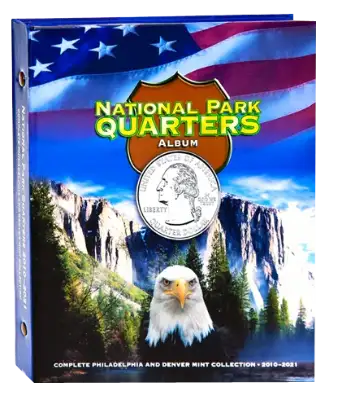 National Park Quarters Full Color Album P&D Mints
