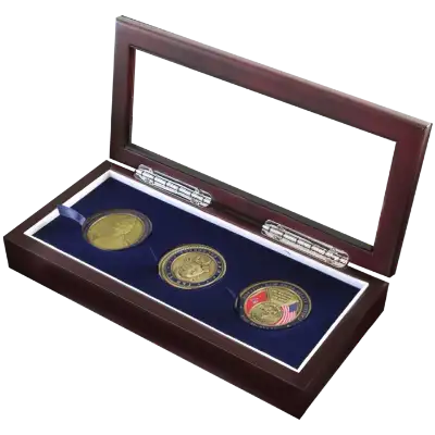 Guardhouse Glass-top Wood Display Box -GH-W1800: (3L)