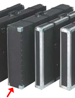 Reinforced Carrying Case For 2 AZ Showcases