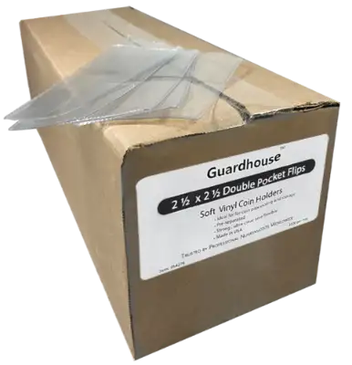 2.5 x 2.5 Coin Flip - Soft Vinyl Bulk/1000 Box